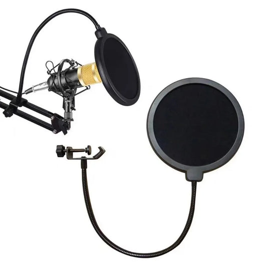 PURILITE SELECT DUAL-LAYER METAL POP FILTER – UNIVERSAL MICROPHONE WIND SCREEN FOR STUDIO RECORDING