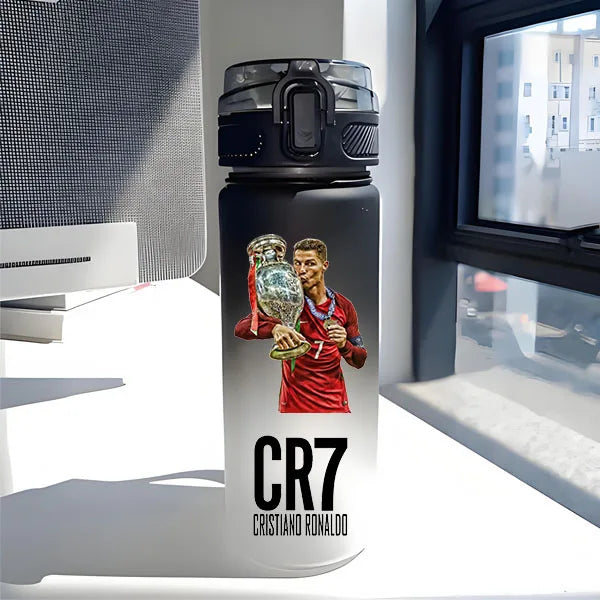Purilite Select CR7 Football Star Straw Water Bottle