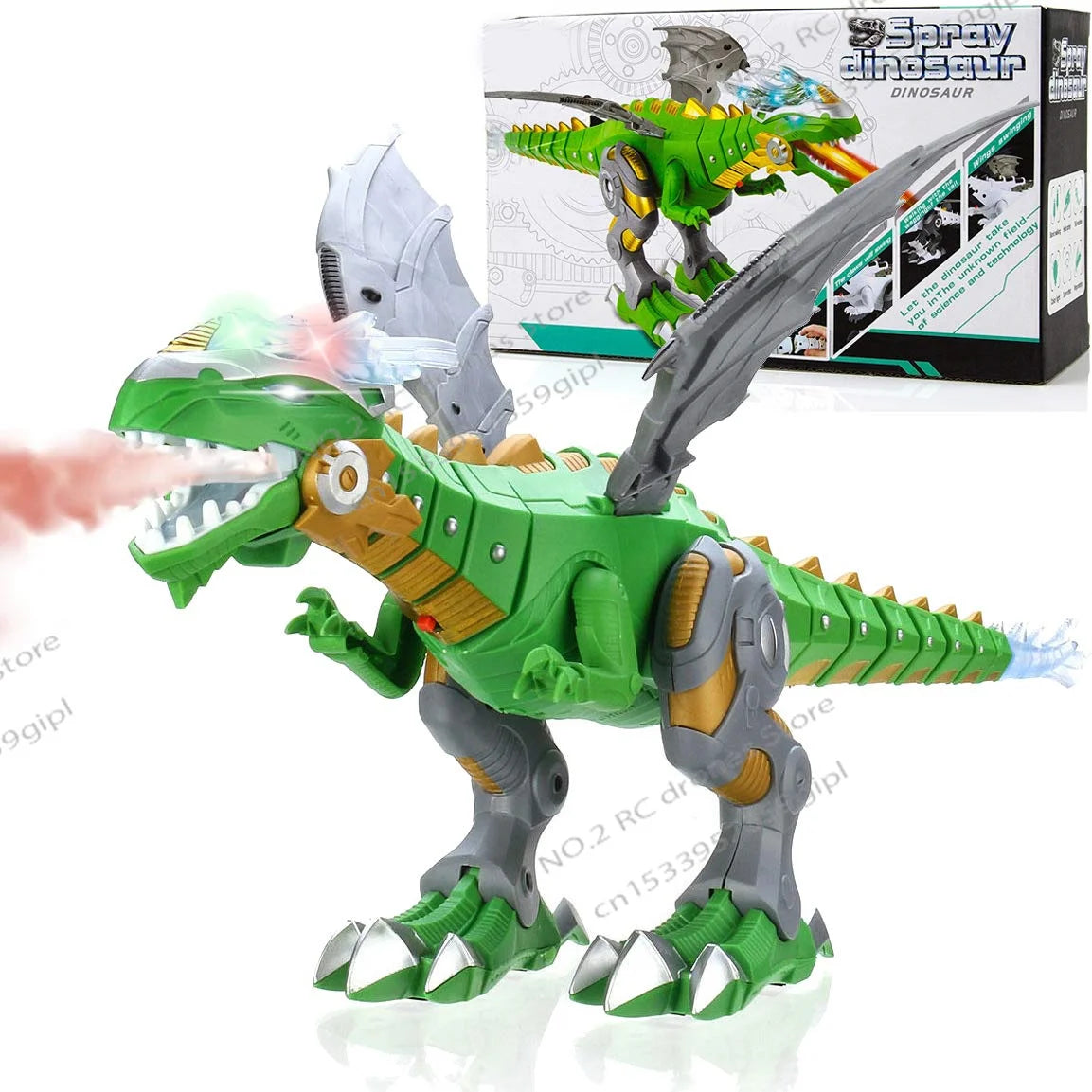 Purilite Select Simulation Fire Mechanical Dinosaur