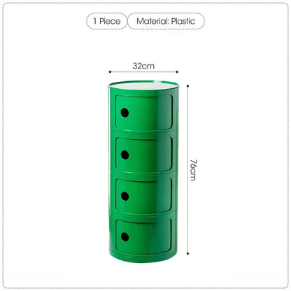 Purilite Select Nordic Net Red Bedside Cabinet