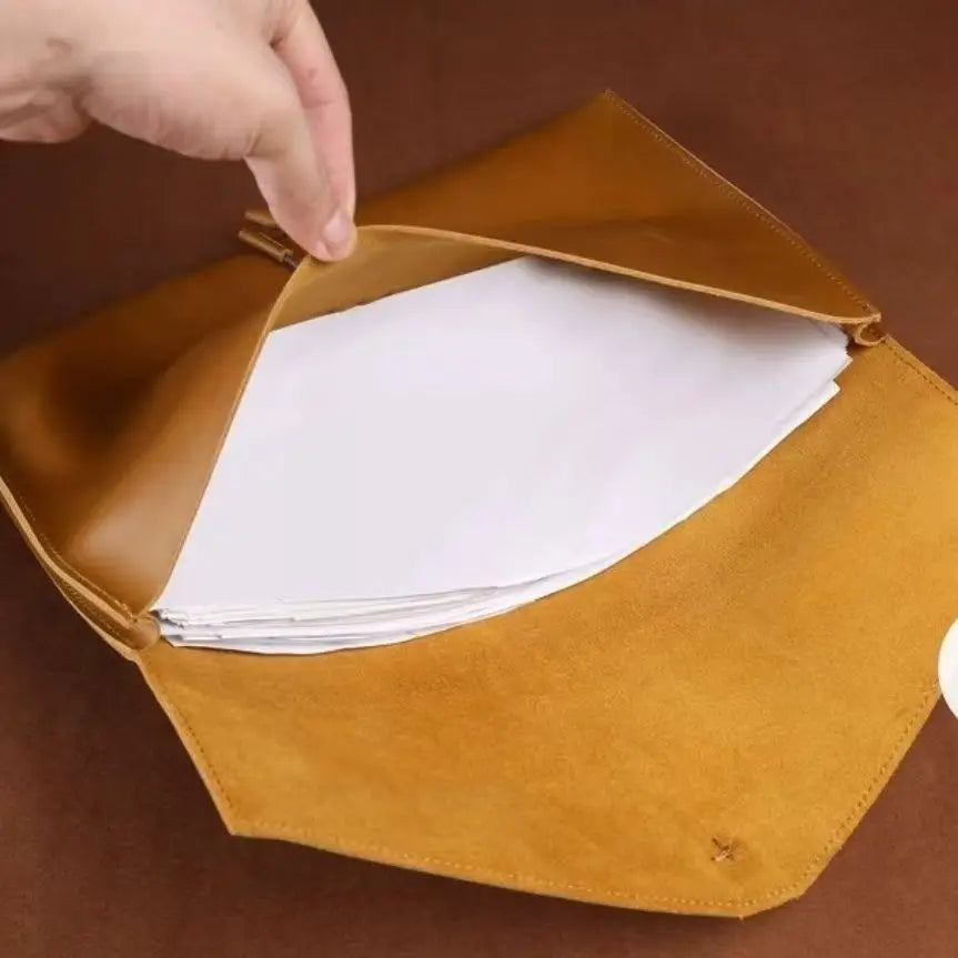 Purilite Select Genuine Leather A4 Document Bag