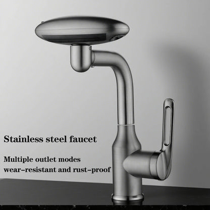 Purilite Select Upgrade Stainless Steel 360° Rotation Faucet Stream Sprayer – 4 Modes Hot & Cold Mixer Tap