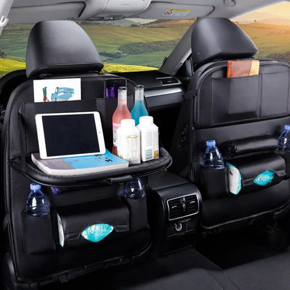 Purilite Select Car Seat Back Organizer with Foldable Table Tray