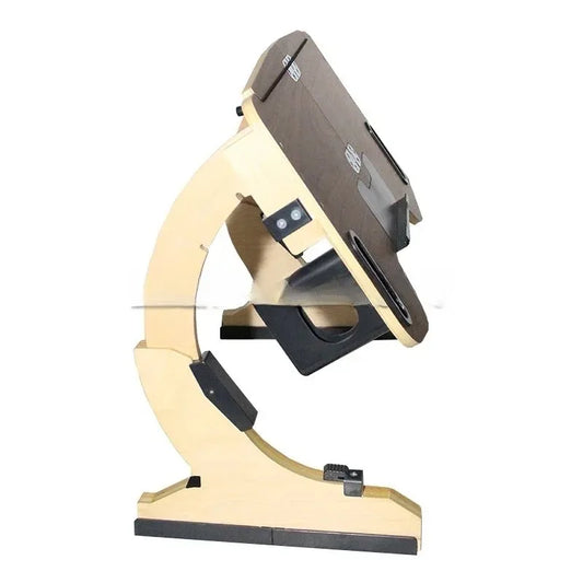 Purilite Select Wooden Adjustable Notebook Stand – Portable Foldable Desk Computer Stand for Laptop, Reading & Bed Use