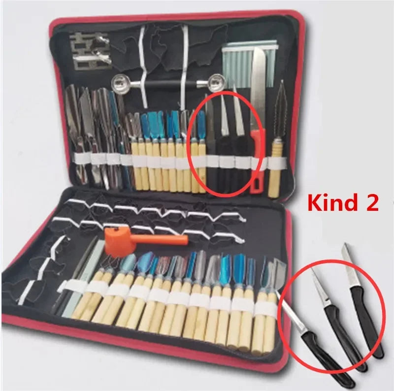 Purilite Select 80pcs Culinary Chef Carving Tool Set