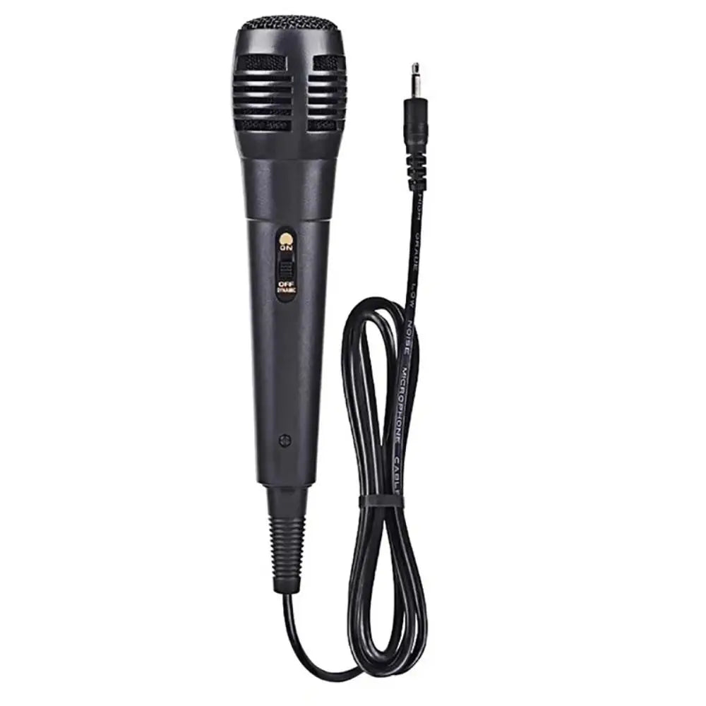 PURILITE SELECT BLACK PROFESSIONAL WIRED HANDHELD DYNAMIC MICROPHONE – KARAOKE, RECORDING & VOCAL MIC (3.5MM / 6.35MM)