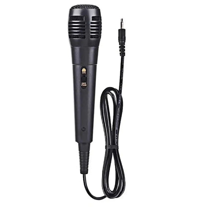 PURILITE SELECT BLACK PROFESSIONAL WIRED HANDHELD DYNAMIC MICROPHONE – KARAOKE, RECORDING & VOCAL MIC (3.5MM / 6.35MM)