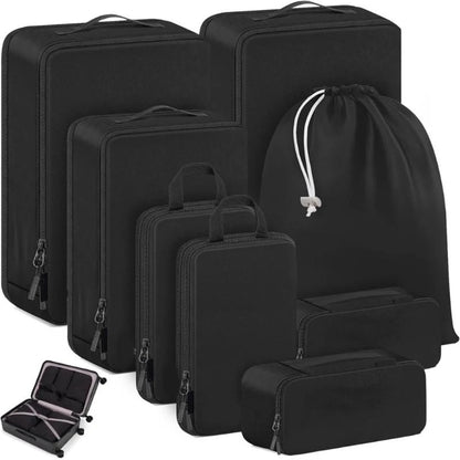 Purilite Select 10PCS Compression Packing Cubes for Travel