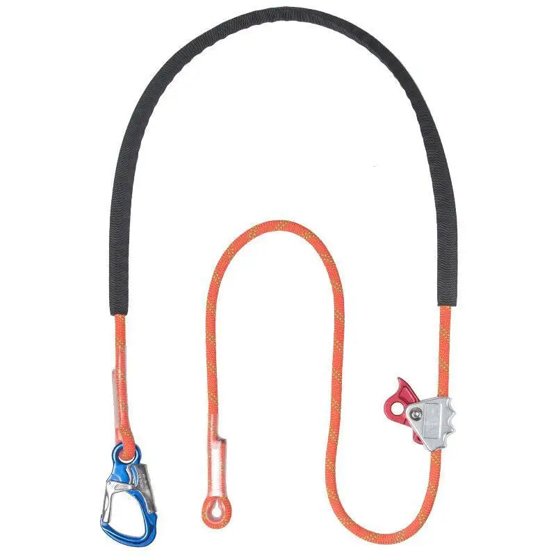 Purilite Select Adjustable Safety Rope | Electrician Height Work Positioning Belt | 12mm Fall Prevention Rope | Construction Belay and Rigging Equipment