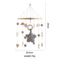 Purilite Select Wooden Baby Crib Mobile | Crochet Star Hanging Bed Bell | Nursery Rattle Decoration | Newborn Comfort Toy