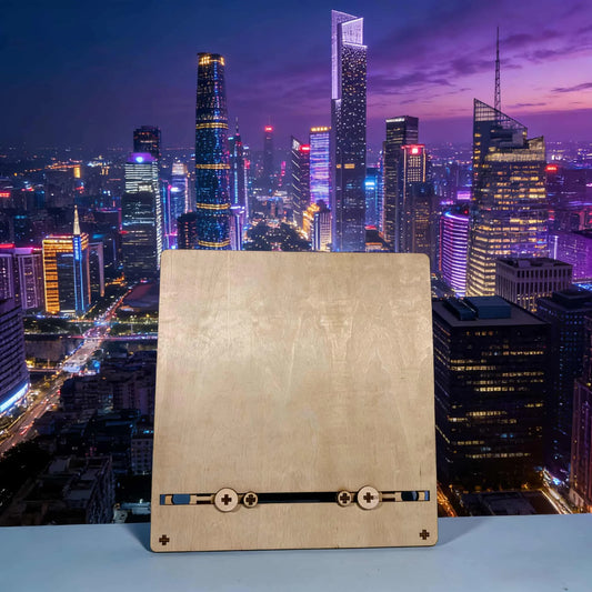 Purilite Select 3D Wooden Arithmetic Monkey Puzzle DIY Model Kit Educational Brain Teaser Home Decor Gift