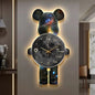 Purilite Select Aesthetic Bear Wall Clock with LED Lamp