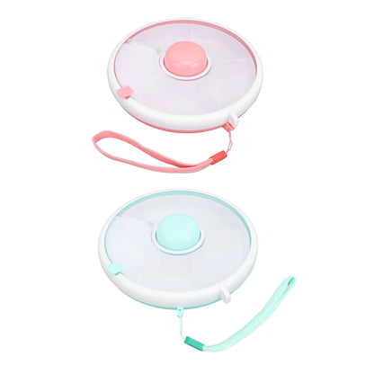 Purilite Select 360° Rotating Snack Container Set of 2 Large Capacity Kids Fruit Storage Boxes with Lids for Home