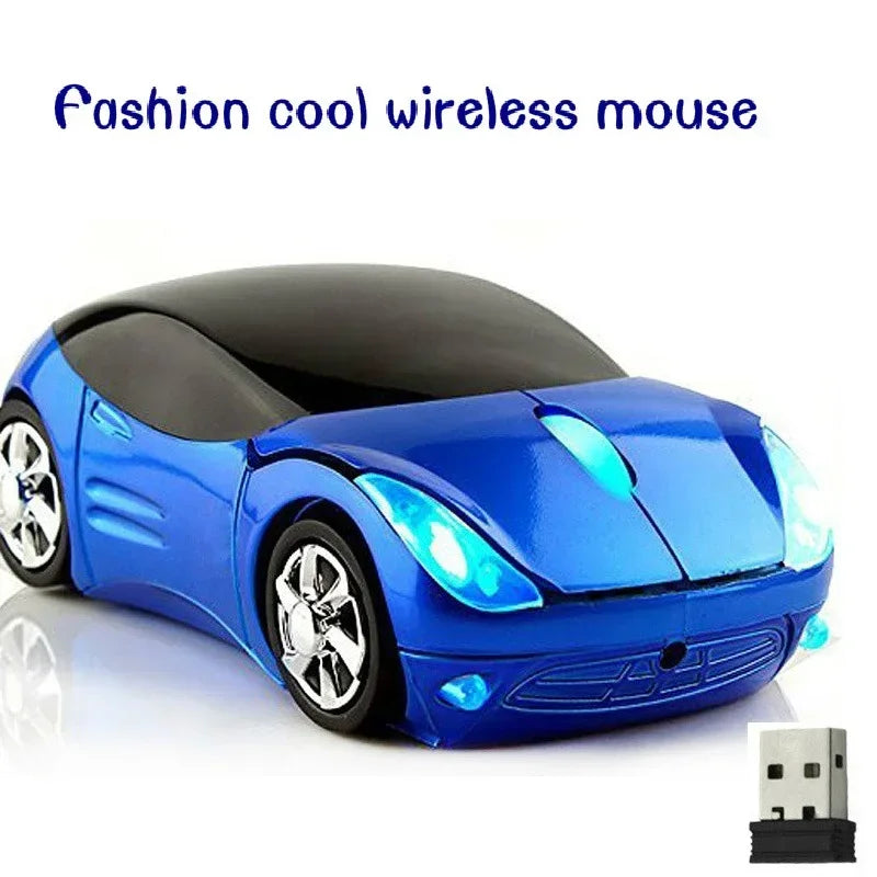 Purilite Select 2.4GHz Wireless Car-Shaped Optical Mouse – Luxury Design Gaming & Office Portable Mouse
