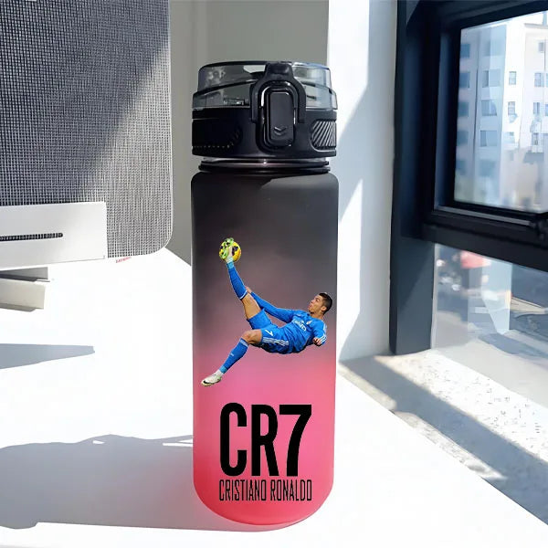 Purilite Select CR7 Football Star Straw Water Bottle