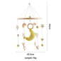 Purilite Select Wooden Baby Crib Mobile | Crochet Star Hanging Bed Bell | Nursery Rattle Decoration | Newborn Comfort Toy