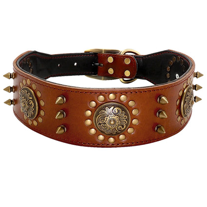 Purilite Select Leather Large Dog Collar