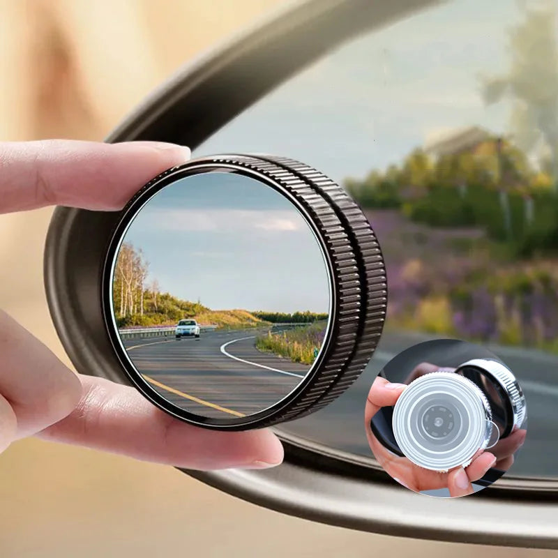 Purilite Select 2PCS 360° Adjustable Car Blind Spot Mirror Wide Angle Convex Rearview Safety Mirror (Set of 5 Pairs)