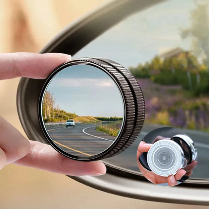 Purilite Select 2PCS 360° Adjustable Car Blind Spot Mirror Wide Angle Convex Rearview Safety Mirror (Set of 5 Pairs)