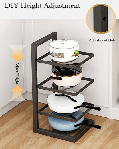 Purilite Select Adjustable Pot Rack Organizer