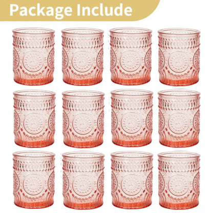 Purilite Select 6/12Pcs Votive Glass Candle Holders