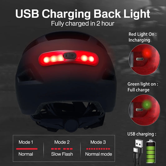 Purilite Select USB Rechargeable Cycling Helmet