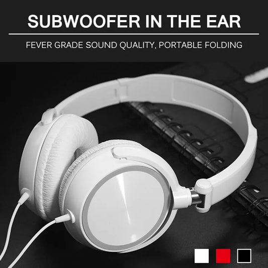 Purilite Select Wired 3.5mm Bass Stereo Foldable Headphones with Microphone