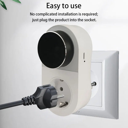 Purilite Select Smart WiFi Thermostat Plug | LED Display | App Control | Programmable Temperature Controller Socket | 16A Smart Heating & Cooling Plug