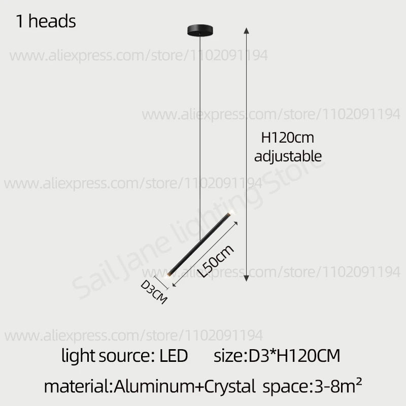 Purilite Select Nordic Style Staircase Pendant Lamp
