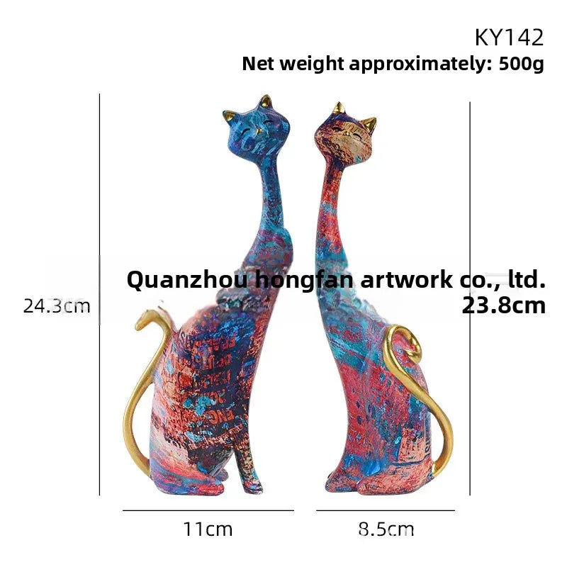 Purilite Select Luxury Couple Cat Figurine