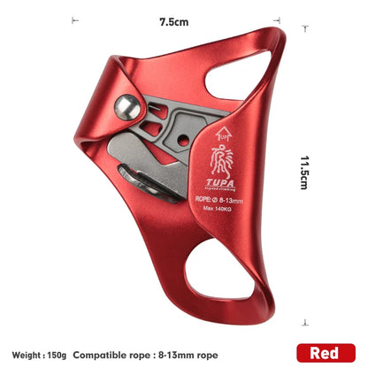 Purilite Select Outdoor Rock Climbing SRT Professional Chest Ascender | Aluminum Rope Climbing Device | Mountaineer Chest Ascender Tool