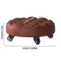 Purilite Select Low Floor Work Chair with Casters | Rolling Work Stool for Garage Home Outdoor Use