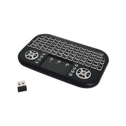 Purilite Select A8 Mini Bluetooth + 2.4G Dual-Mode Backlit Keyboard – Touchpad, Remote Control for Windows/Android TV