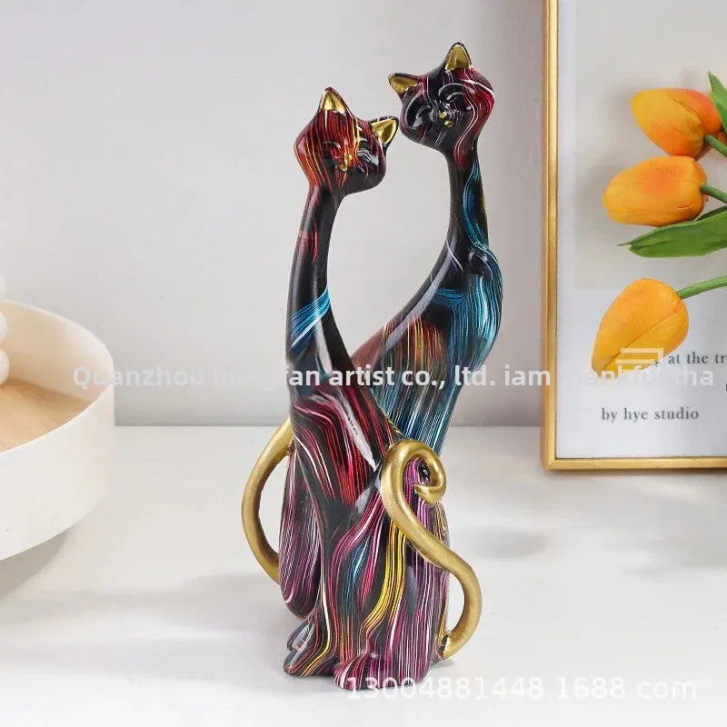 Purilite Select Luxury Couple Cat Figurine