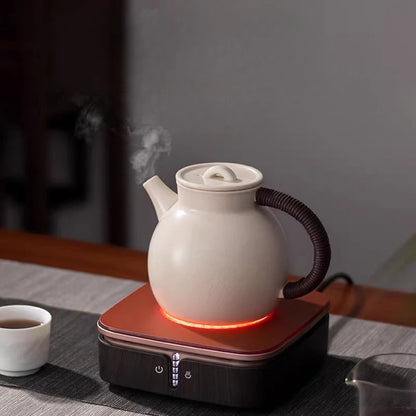 Purilite Select Electric Ceramic Tea Stove 220V | Glass Teapot Heater with Touch Control | 1000W Smart Tea Cooker for Home and Office