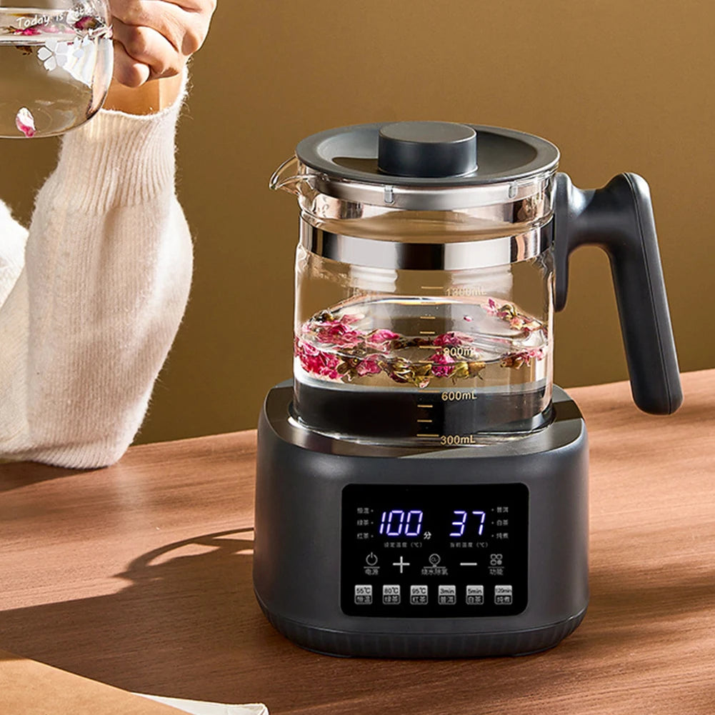 Purilite Select 1300ml Steam Spray Electric Tea Kettle | Baby Constant Temperature Milk Regulator | 72H Thermostatic Digital Kettle AU Plug