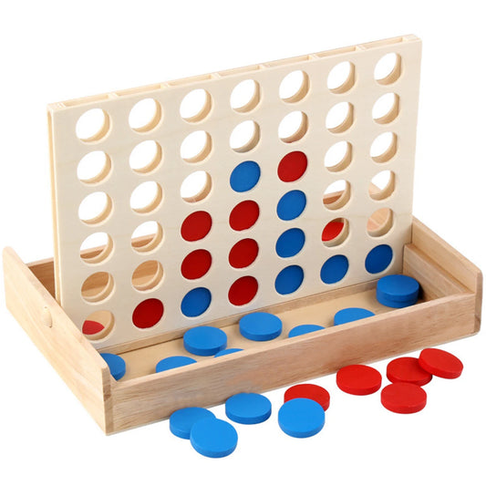 Foldable Connect 4 In A Line Board Game Classic Party Chess Family Toy Educational Children Thinking Training Board Games Adults