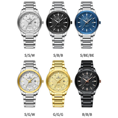 NAVIFORCE NF8029 Men’s Luxury Stainless Steel Quartz Watch
