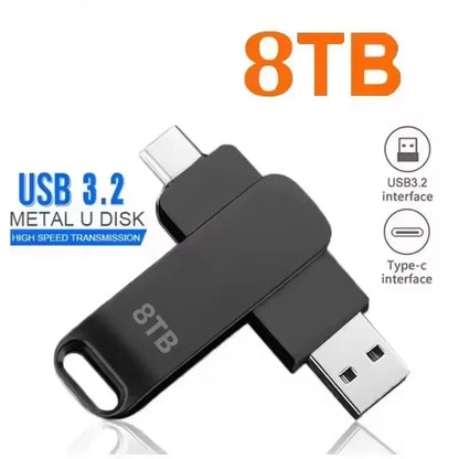 Purilite Select USB 3.2 High-Speed Metal Flash Drive, Portable Waterproof USB Memory Stick for PC, Laptop & Data Storage