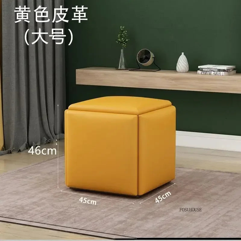 Purilite Select Modern 5-in-1 Rubik's Cube Sofa Stool