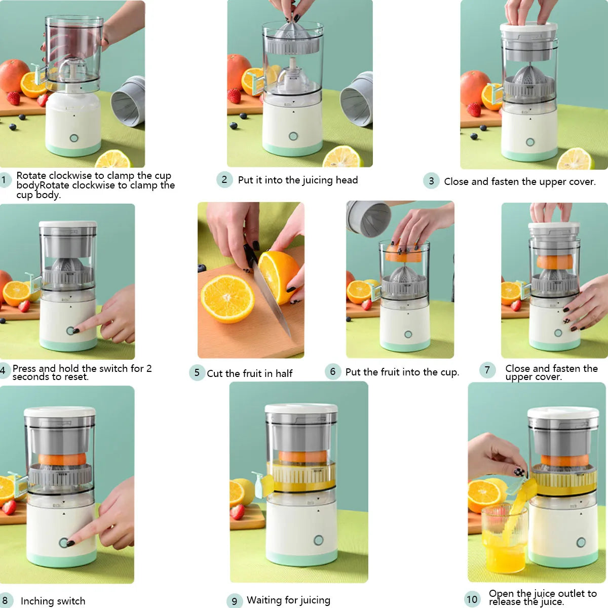 Purilite Select USB Rechargeable Electric Juicer
