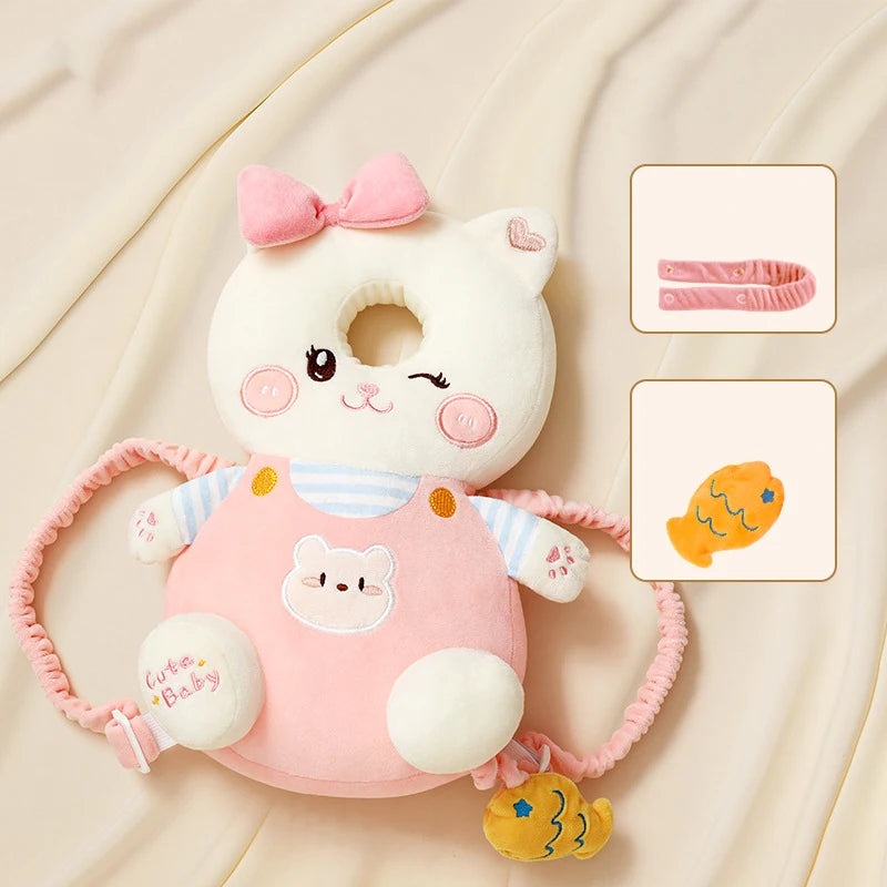 Purilite Select Baby Head Protector Backpack | Soft Cartoon Safety Cushion | Toddler Head Protection Pillow for Crawling & Walking