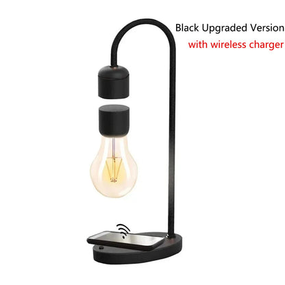 Purilite Select | Magnetic Levitating Floating Wireless LED Light Bulb | Wireless Charging Desk Lamp for Home Office Decor