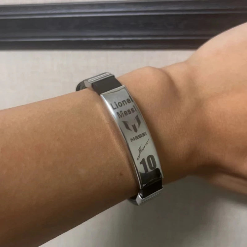 Purilite Select Lionel Messi, Cristiano Ronaldo, Neymar Football Star Bracelet