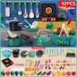 Purilite Select Kids Kitchen Toys Set 92/86/69/59 PCS Pretend Play Kitchen Accessories with Play Pots and Food Cooking Toy Set for Boys and Girls