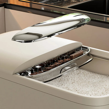 Purilite Select Rice Storage Box | Moisture Proof Grain Container | Insect-Proof Kitchen Organizer | Large Capacity Food Jar