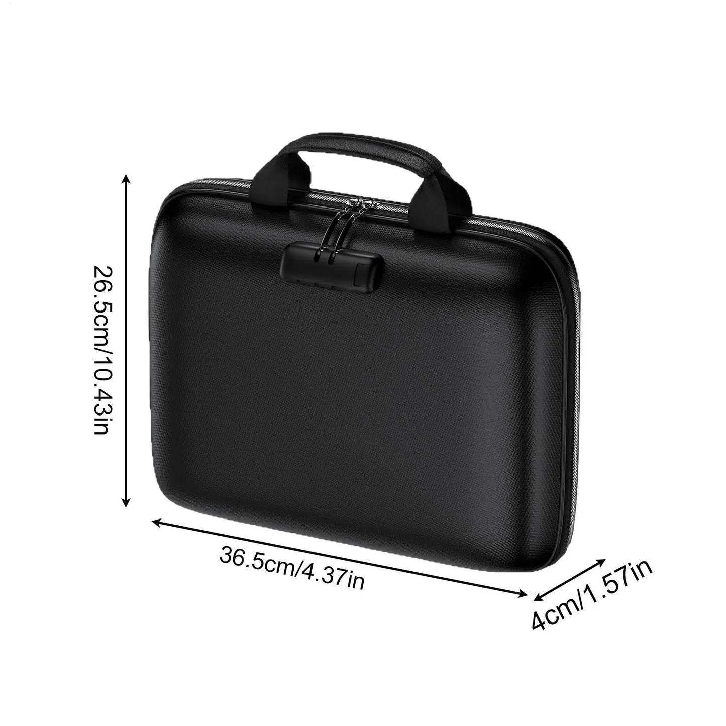 Purilite Select Fireproof Document Bag with Lockable Zipper – 13 Pocket Accordion File Organizer Travel Case