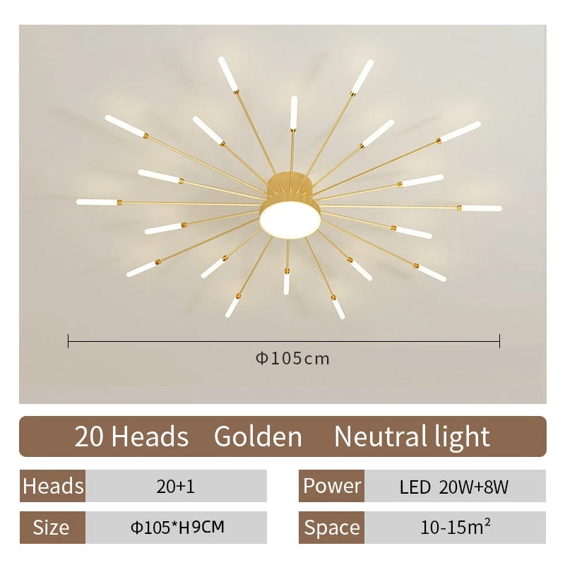 Purilite Select Modern Designer LED Ceiling Lamp