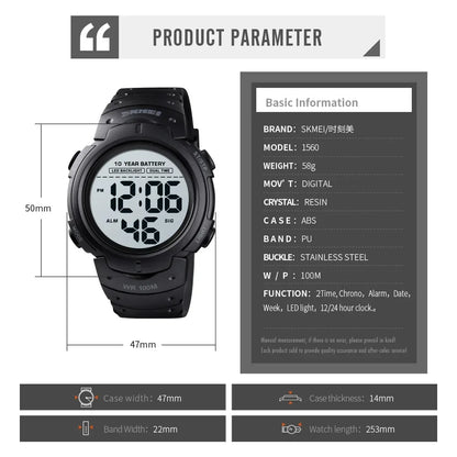 SKMEI 1560 Men’s Digital Watch