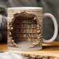 Purilite Select Creative 3D Bookshelf Mug